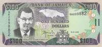 Jamaica 100 Dollars Geldschein Banknote -