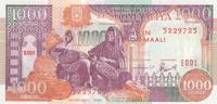 Somalia 1000 Shillings Shilin Geldschein Banknote Soomaali -