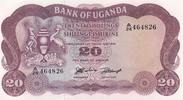 Uganda 20 Shillings Geldschein Banknote Ishrini Shlingi -