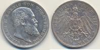 Württemberg 3 Mark Wilhelm II. -