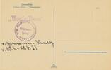 AK Jerusalem mit Schiffsstempel Monte Rosa 1933, postalisch nicht gelaufen -