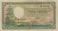 Südafrika 5 Pounds Geldschein Banknote Suidafrikaanse Reserwebank -