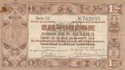 Niederlande 1 Gulden Zilverbon Geldschein Banknote Netherlands Serie CG -