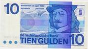 Niederlande 10 Gulden 1968 Geldschein Banknote II 24,00 EUR  plus 6,00 EUR verzending