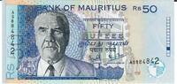 Mauritius 50 Rupees Banknote Geldschein -