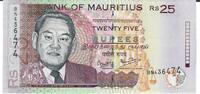 Mauritius 25 Rupees Banknote Geldschein -