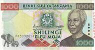 Tansania 1000 Shilingi elfu moja Banknote Geldschein -