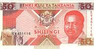 Tansania 50 Shilingi Hamsini Banknote Geldschein -