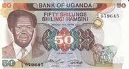 Uganda 50 Shilingi Hamsini Banknote Geldschein -