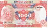 Uganda 1000 Shilingi Alfu Moja Banknote Geldschein -