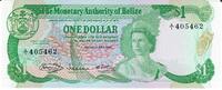 Belize 1 Dollar Banknote Geldschein -
