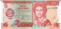 Belize 5 Dollars Banknote Geldschein -