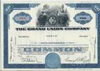 USA 100 Shares 1958 The Grand Union Company 1958, Aktie Wertpapier II- 14,00 EUR  plus 6,00 EUR verzending