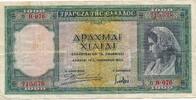 Griechendland 1000 Drachmai 1939 Geldschein Banknote III- 6,00 EUR  plus 6,00 EUR verzending