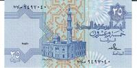 Ägypten 25 Piastres Banknote Geldschein -