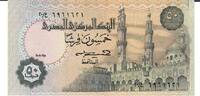 Ägypten 50 Piastres Banknote Geldschein -