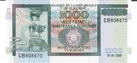 Burundi 1000 Francs Banknote Geldschein -