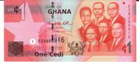 Ghana 1 Cedi Banknote Geldschein -