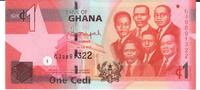 Ghana 1 Cedi Banknote Geldschein -