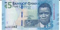 Ghana 5 Cedis Banknote Geldschein -