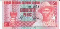 Guinea-Bissau 50 Pesos Banknote Geldschein -
