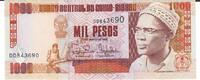Guinea-Bissau 1000 Pesos Banknote Geldschein -