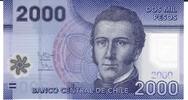 Chile 2000 Pesos Banknote Geldschein -