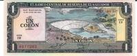 El Salvador 1 Colon Banknote Geldschein -