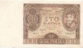 Polen 100 Zloty Geldschein Banknote PONIATOWSKI Sto Zlotych Bank Polski -