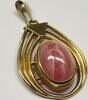  Goldanhänger Rhodochrosit Gold 8K, 333er Anhänger getragen, mit Gebrauc... 120,00 EUR  plus 6,00 EUR verzending