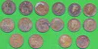 Großbritannien , England 1 Penny, 8 Stück 1915 1916 1917 1918 1919 Münzen Lot Georg V. (1910-1936) meist VF