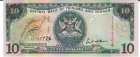 Trinidad & Tobaga 10 Dollars Banknote Geldschein -