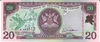 Trinidad & Tobaga 20 Dollars Banknote Geldschein -