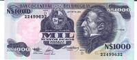 Uruguay 1000 Pesos Banknote Geldschein -