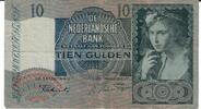 Niederlande 10 Gulden Banknote Geldschein -