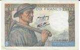 Frankreich 10 Francs Banknote Geldschein -