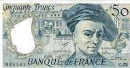 Frankreich 50 Francs Banknote Geldschein -