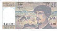 Frankreich 20 Francs Banknote Geldschein -