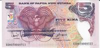 Papua Neu Guineau 5 Kina Banknote Geldschein -