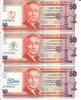 Philippinnen 50 Piso Banknote Geldschein 3 Stück 50 Piso 2013 (unc) LOT -