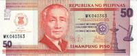 Philippinnen 50 Piso Banknote Geldschein -