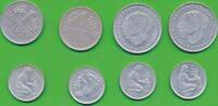 Deutschland BRD 50 Pfennig , 1 u 2 DM Mark 8 Stück Münzen Lot -