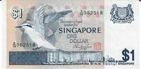 Singapur 1 Dollar Banknote Geldschein -