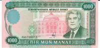 Turkmenistan 1000 Manat Banknote Geldschein -