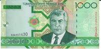 Turkmenistan 1000 Manat Banknote Geldschein -