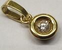  585er Goldanhänger Anhänger Brillant 585er Gold Goldanhänger 0,10 Ct ge... 99,00 EUR  plus 6,00 EUR verzending