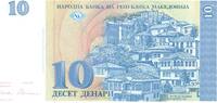 Mazedonien 10 Denari Banknote Geldscheine -