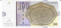 Mazedonien 100 Denari Banknote Geldscheine -