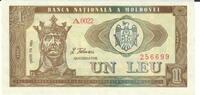 Moldavien 1 Leu Banknote Geldscheine -