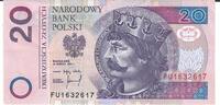 Polen 20 Zloty Banknote Geldscheine -